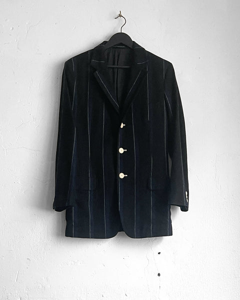 Yohji Yamamoto Striped Wool Blazer