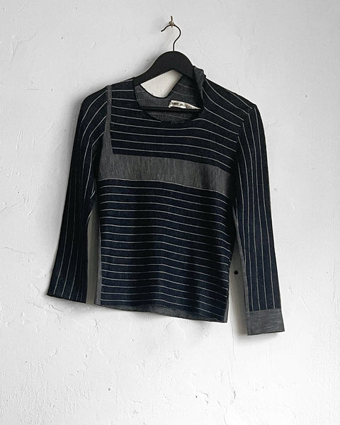 Comme des Garçons Sliced Neck Longsleeve