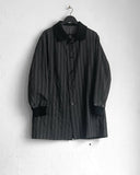 Yohji Yamamoto Grey Stripe Coat