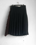 Yohji Yamamoto Pour Homme Kilting me Softly w/ Faux Fur