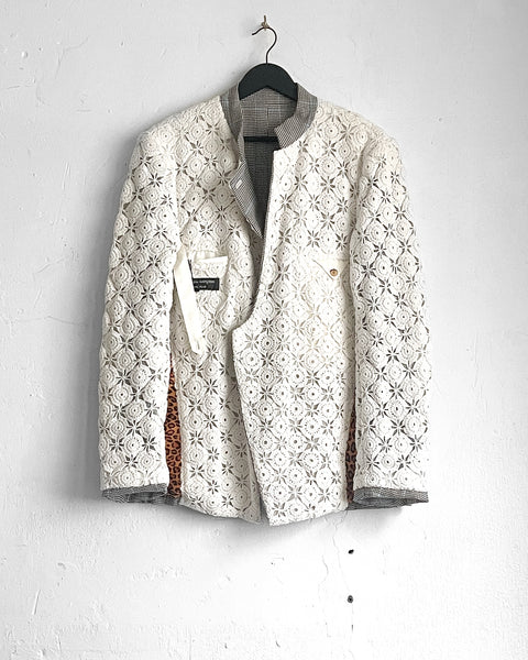 Comme des Garçons Homme Plus Reversible Lace Leopard Jacket