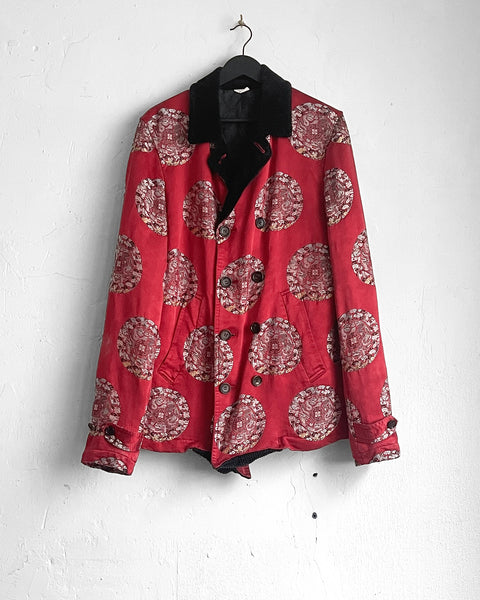 Comme des Garçons Homme Plus Silk Embroidered Jacket