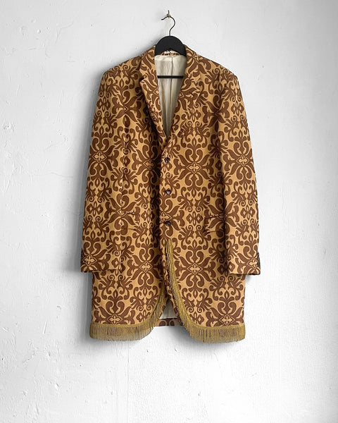 Comme des Garçons Homme Plus Brocade Tassel Coat
