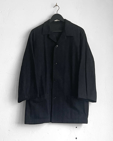 Yohji Yamamoto Camp Collar Coat