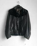 Yohji Yamamoto Horsehair Leather Biker Jacket