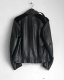 Yohji Yamamoto Horsehair Leather Biker Jacket