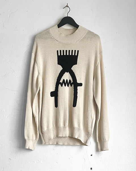 Yohji Yamamoto Shaver Intarsia Knit Jumper