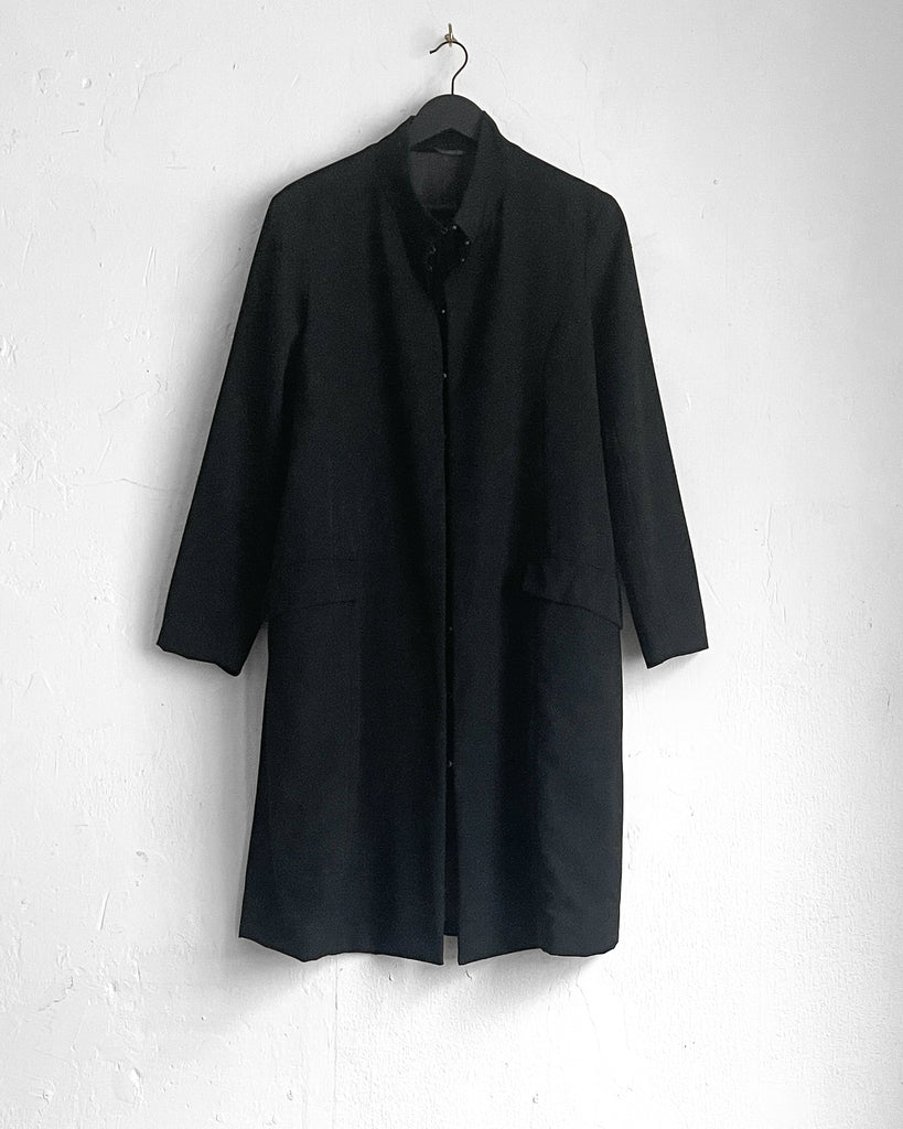 Yohji Yamamoto Hook and Eye Coat