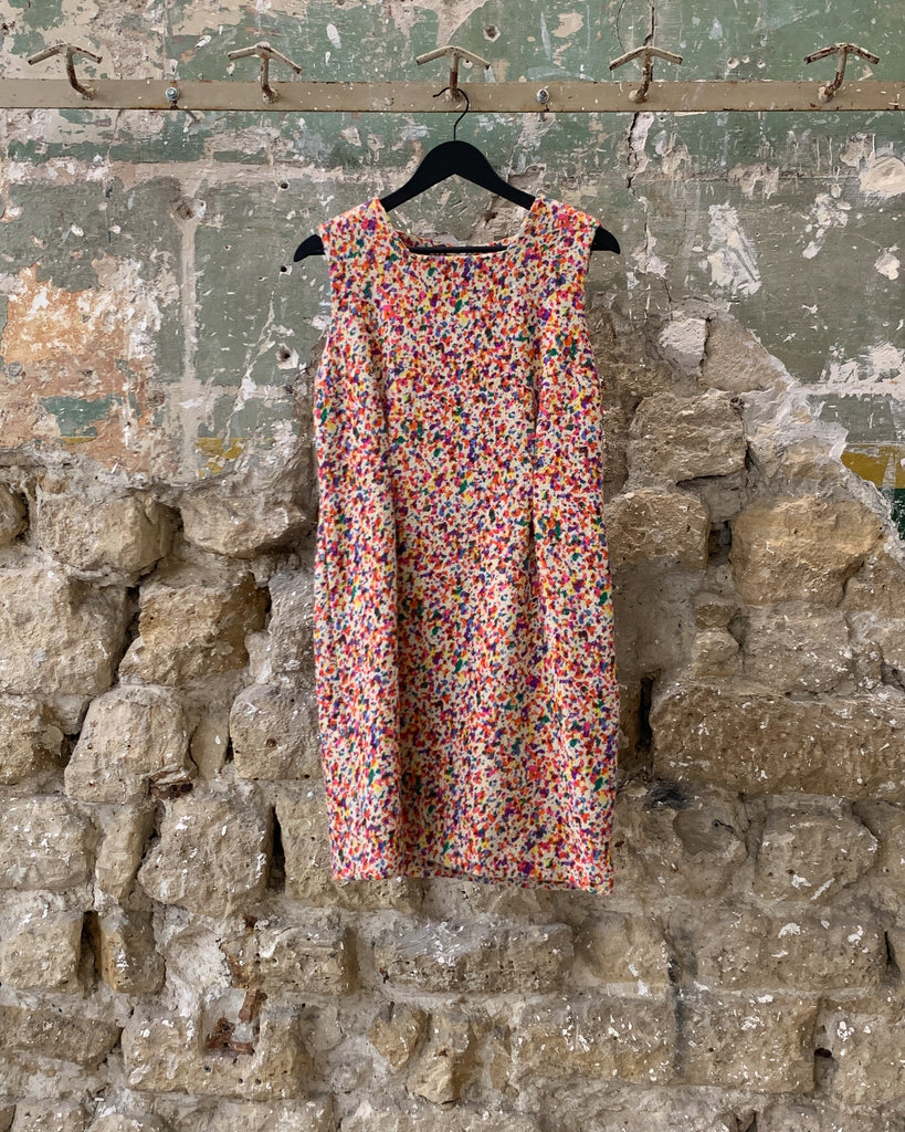 Comme des Garcons Splattered Wool Dress