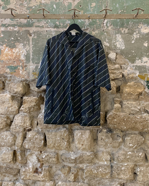 ISSEY MIYAKE tyvec striped shirt