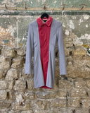 COMME des GARÇONS velvet double layered coat
