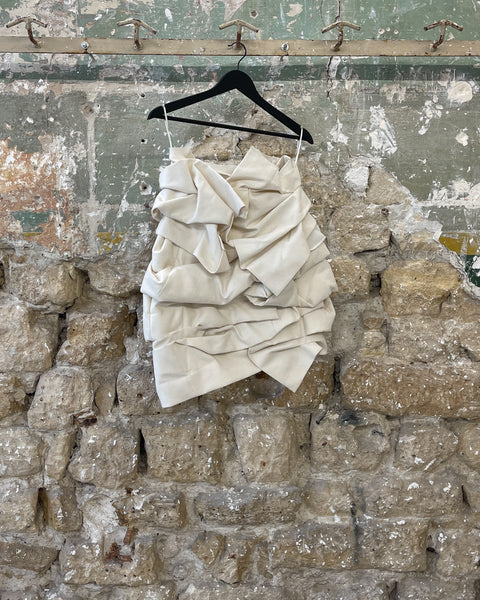 COMME des GARÇONS crushed skirt