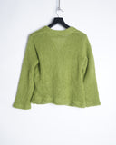 COMME DES GARÇONS HOMME PLUS GREEN CARDIGAN KNIT