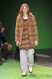 COMME des GARÇONS HOMME PLUS check camel hair jacket