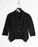 Issey Miyake white stitching jacket