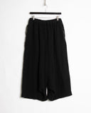 Comme des Garçons Swaggy Black Boiled Wool Pants