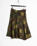 Comme des Garçons Tricot Abstract Camo Skirt