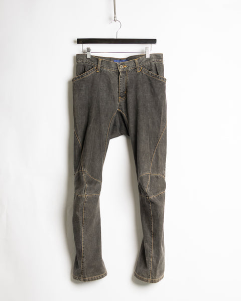 Junya Watanabe bent knee jeans