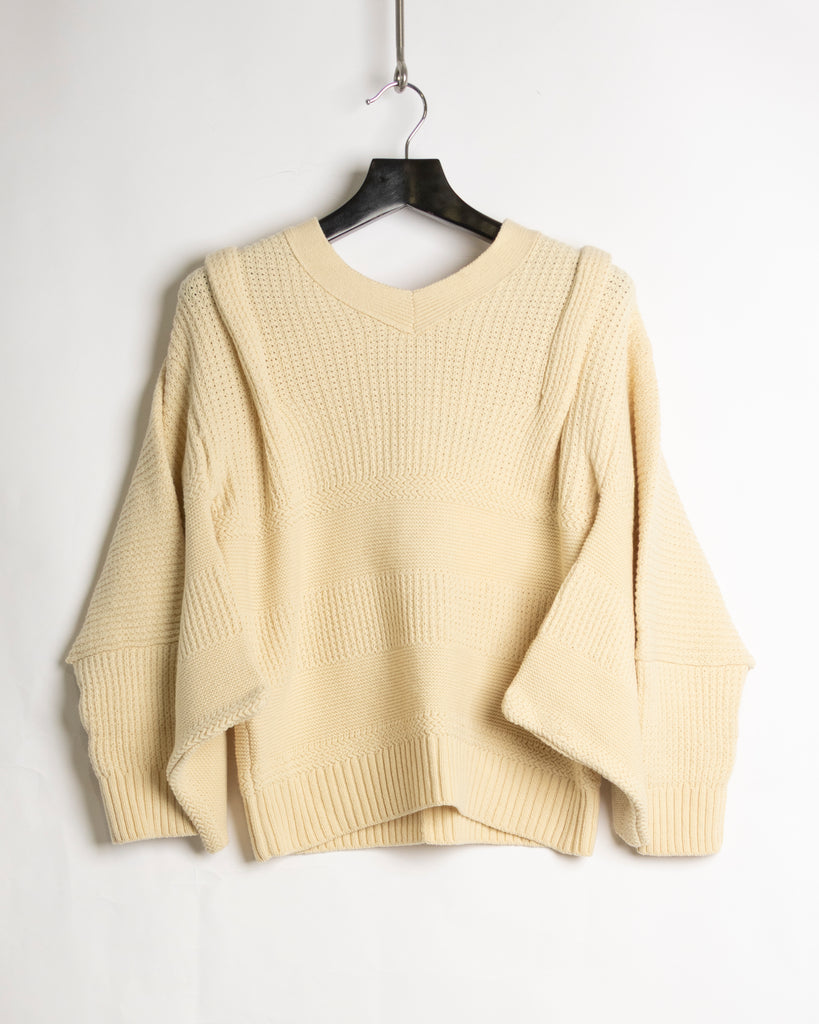 Undercover oversize back-tie knit