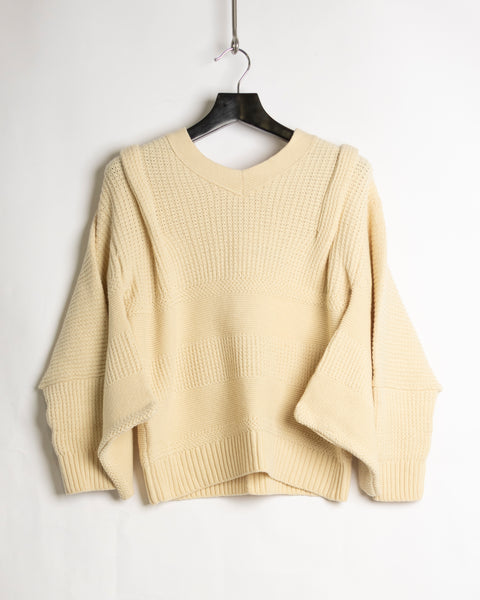 Undercover oversize back-tie knit