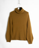 Yohji Yamamoto olive bell sleeve knit