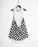 Comme des Garçons Checkerboard Pouch Dress