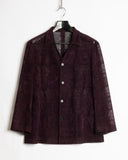 Yohji Yamamoto Pour Homme lace suit