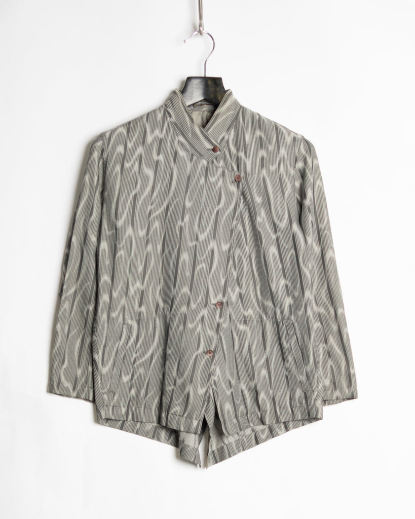 Issey Miyake Button Over Smoke Shirt