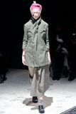 COMME des GARÇONS military trompe l'oeil coat