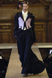 COMME DES GARÇONS ruffle trim skirt trousers