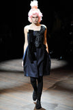 COMME des GARÇONS spotted velvet crushed dress