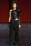 COMME DES GARÇONS mesh embellished top