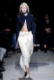 COMME des GARÇONS pinstripe skirted trousers