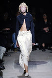 COMME DES GARÇONS pleated drop crotch trousers