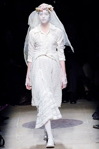 COMME des GARÇONS Broken Bride lace skirt – dot COMME