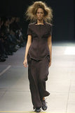 YOHJI YAMAMOTO drop crotch lace trousers