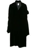 COMME DES GARÇONS knot detail velvet coat