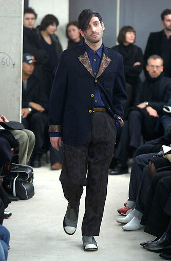 【COMMEdesGARCONS】復刻 CROSS STITCH COAT S COMME DES GARCONS | ESTER FACE PRINT COAT