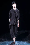 YOHJI YAMAMOTO short-sleeve asymmetric shirt