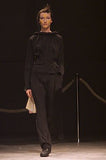 YOHJI YAMAMOTO long-sleeve asymmetric top