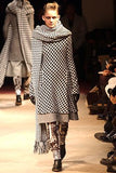 YOHJI YAMAMOTO houndstooth flared dress