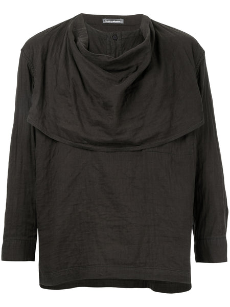 ISSEY MIYAKE cowl neck shirt