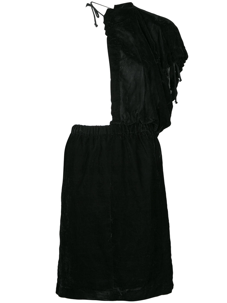 COMME DES GARÇONS one shoulder cocoon dress