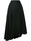 YOHJI YAMAMOTO asymmetric full skirt