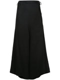 YOHJI YAMAMOTO drop crotch lace trousers