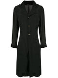 COMME DES GARÇONS buttoned fitted coat
