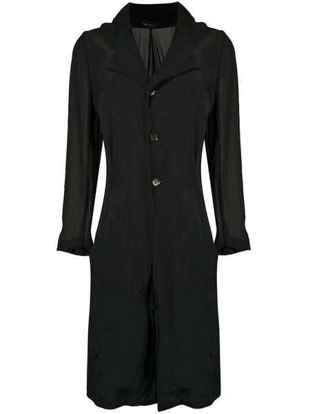 COMME DES GARÇONS buttoned fitted coat