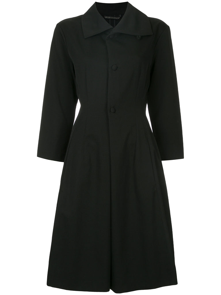 YOHJI YAMAMOTO belted knee length coat