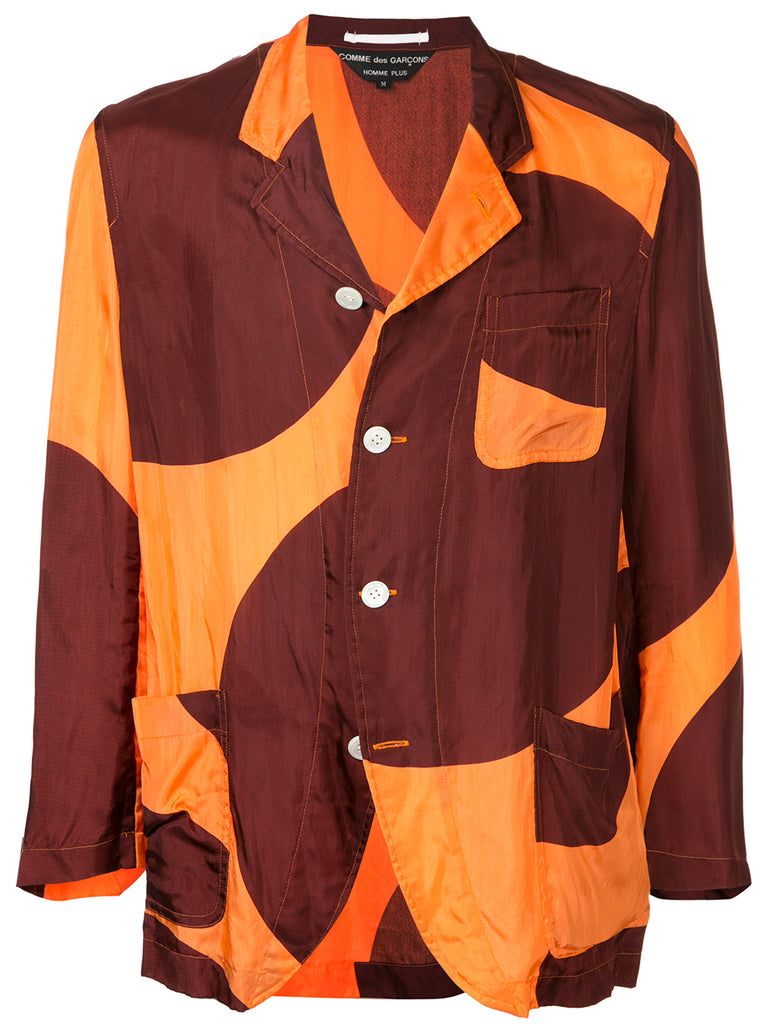 COMME DES GARÇONS Homme Plus lightweight large dot jacket