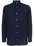 YOHJI YAMAMOTO perforated chest detail shirt